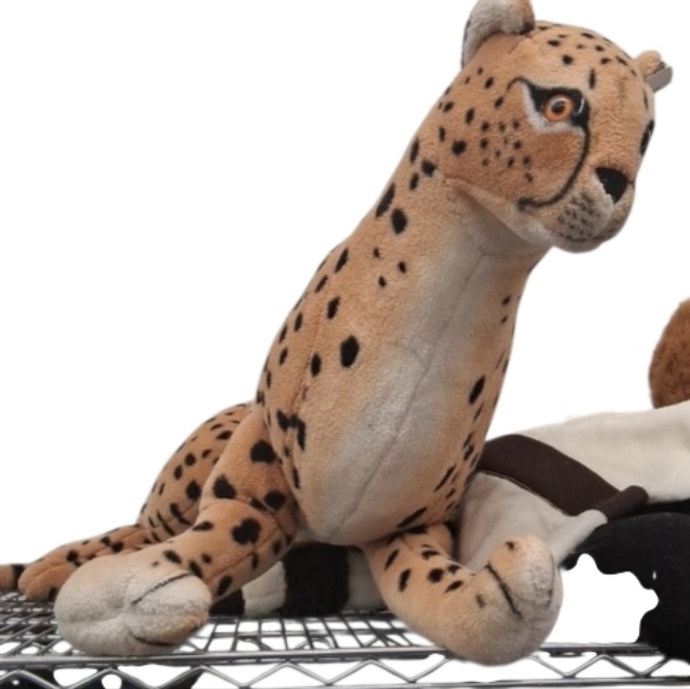EUC Melissa and Doug‎ Large Jumbo 3 Ft. Plush Stuffed Animal Leopard Cat